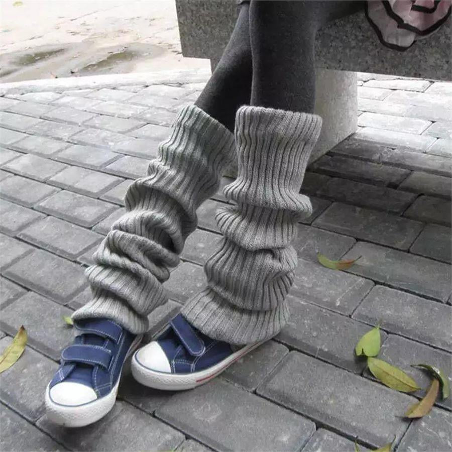Softcore Slouch Leg Warmers – Grey