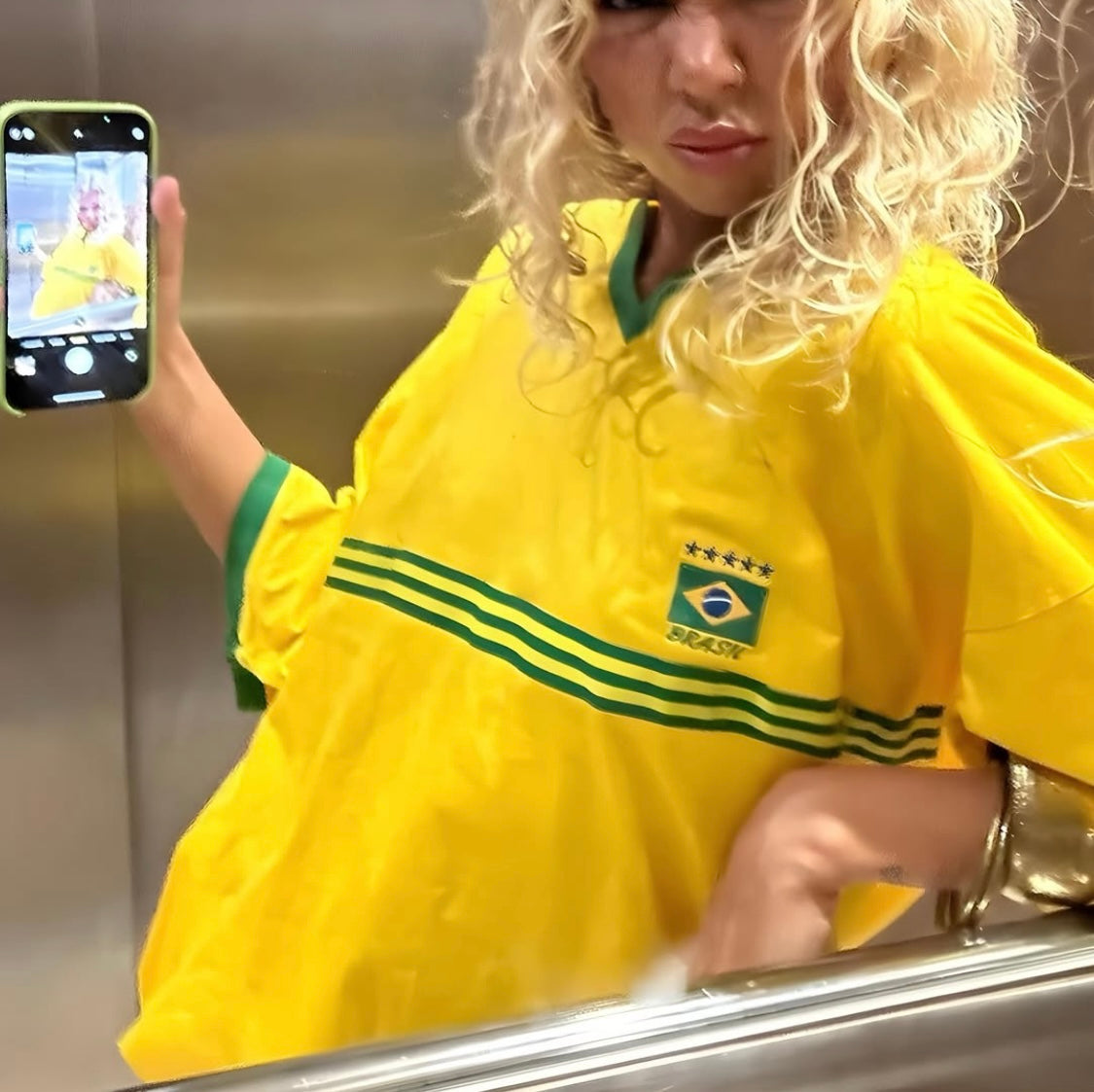 Brazil Oversized Jersey T-shirt