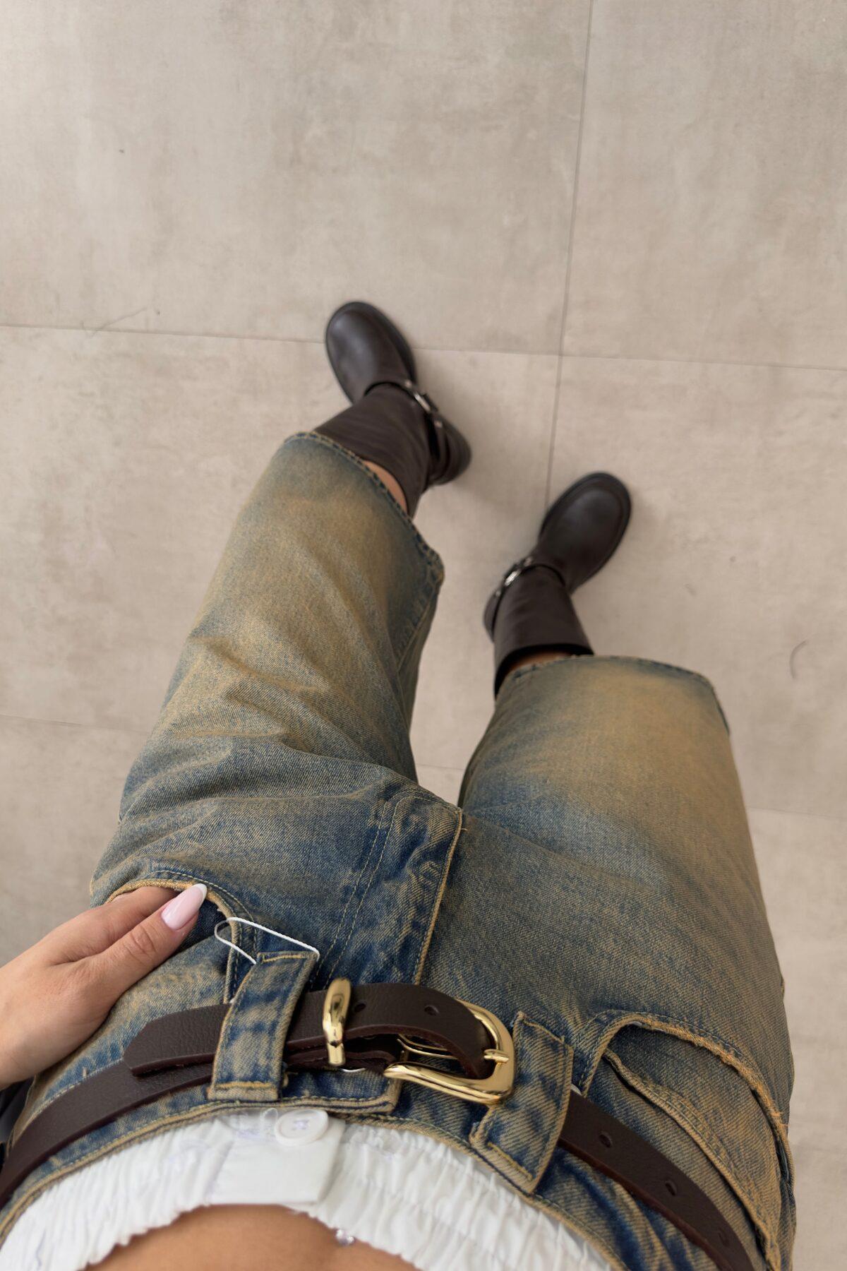 Dirty Washed Baggy Jorts