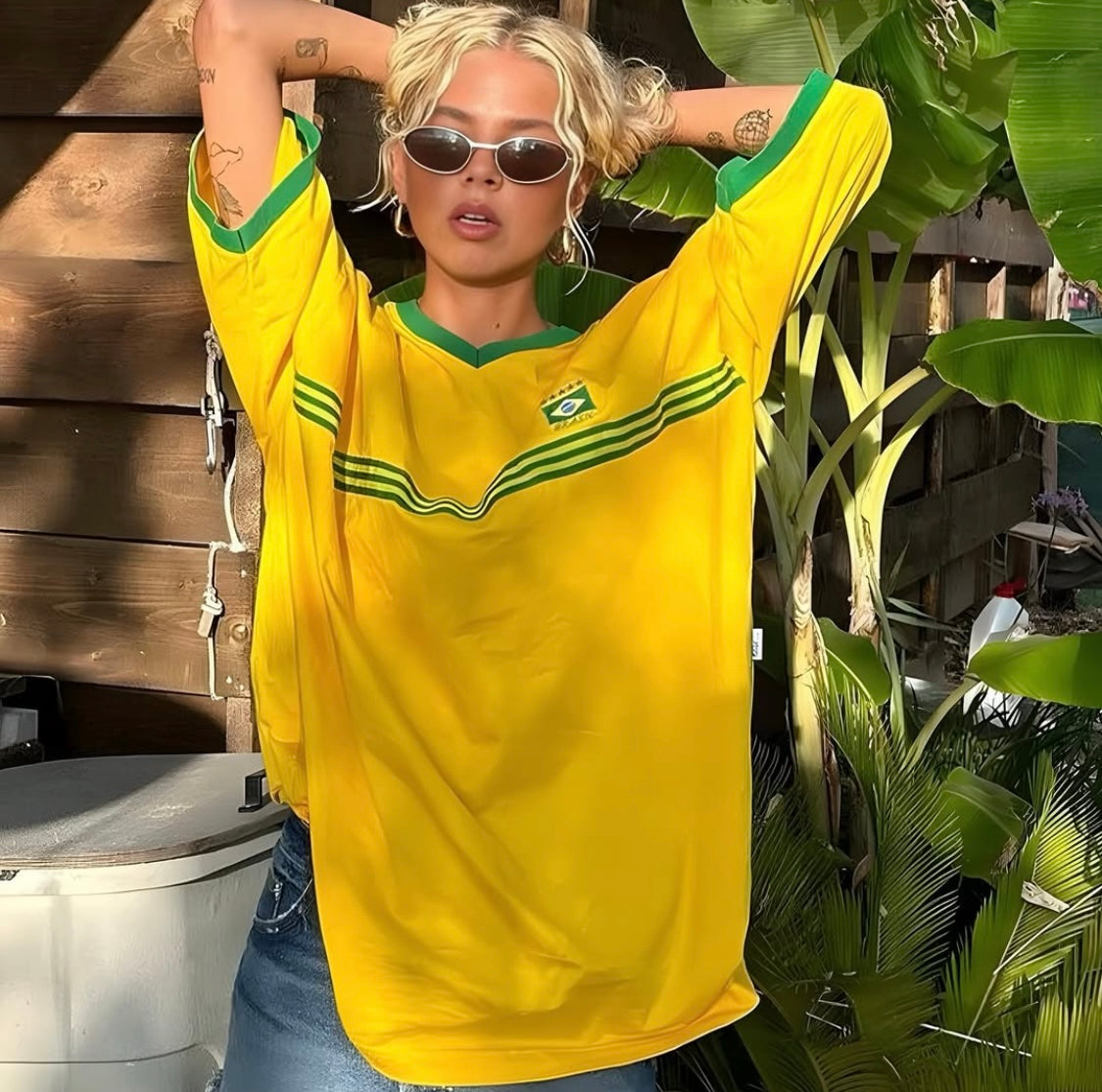 Brazil Oversized Jersey T-shirt