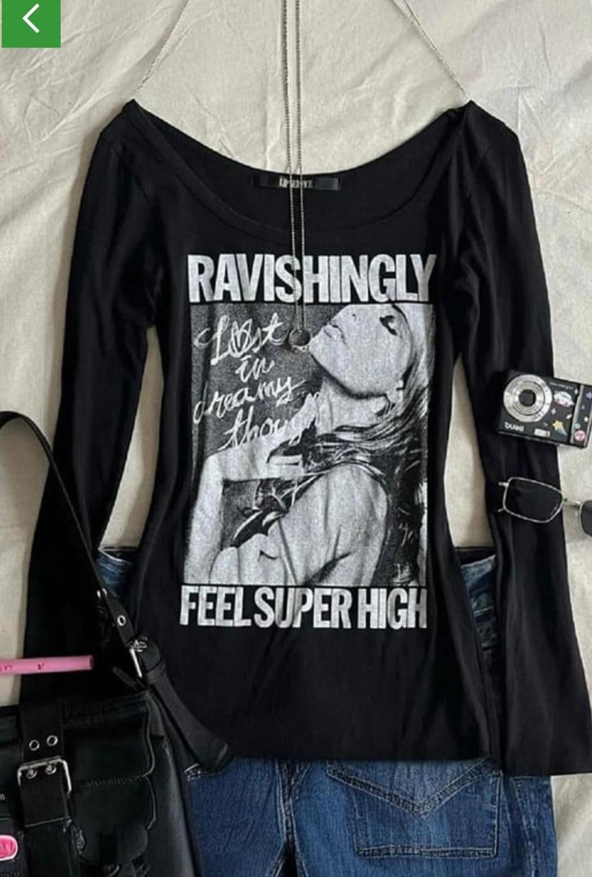Feel Super High Long Sleeve Top