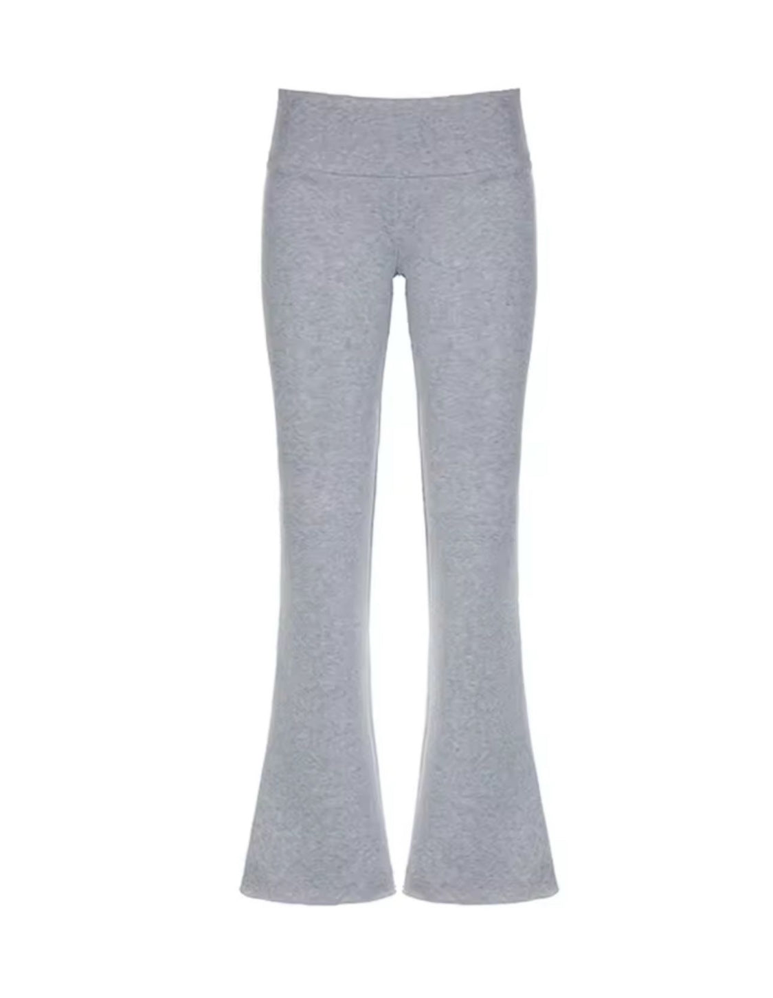 Grey Low Waist Flare sweatpants
