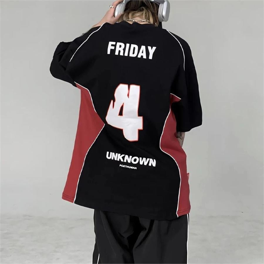 Friday Unknown Oversized Jersey T-shirt