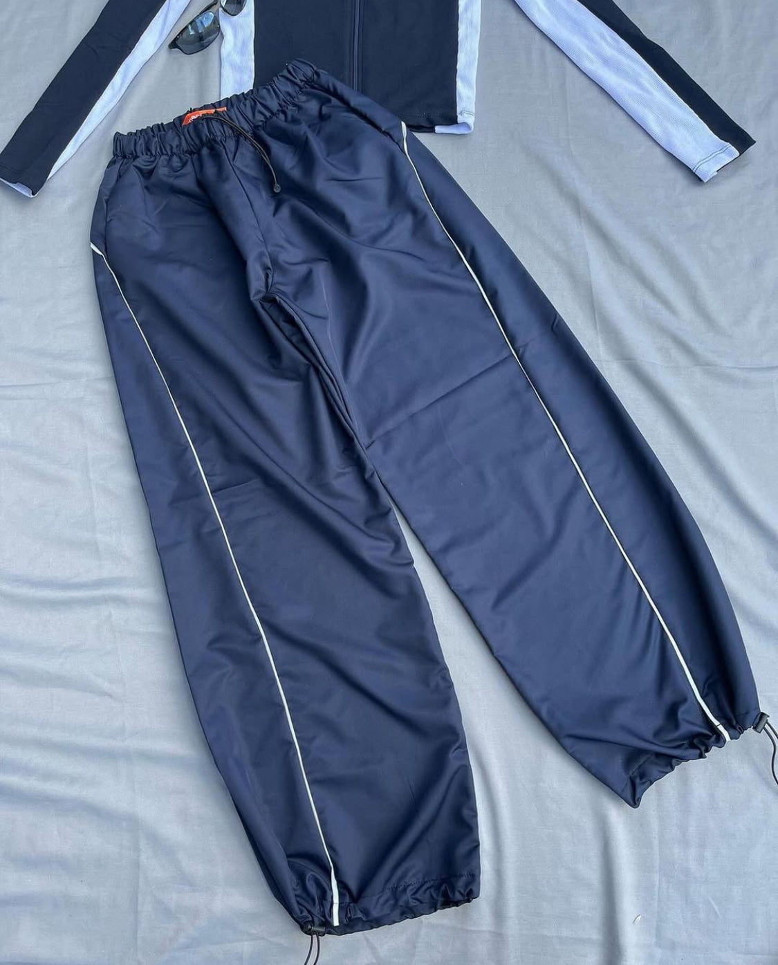 Blue Parachute Trackpants