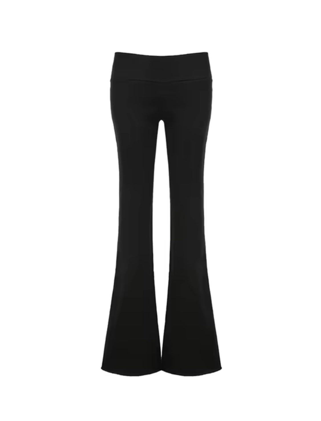 Black Low Waist Flare sweatpants