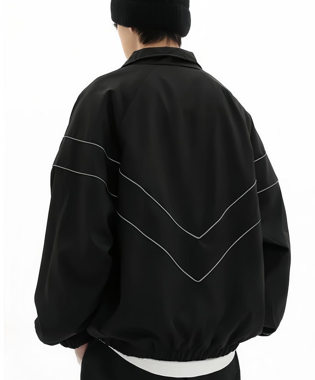 K-Style Reflective Parachute Jacket