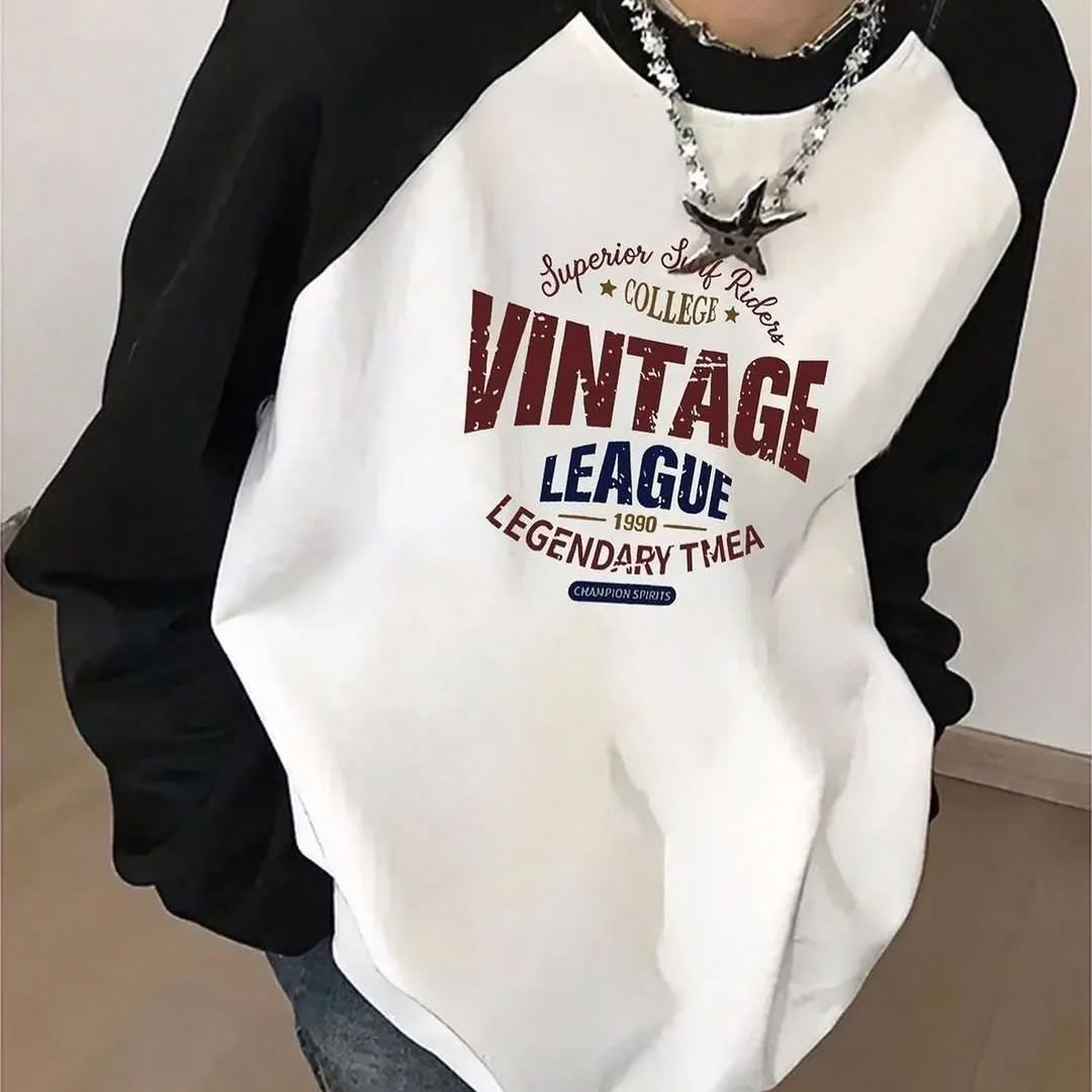 Vintage Long Sleeve Raglan Shirt