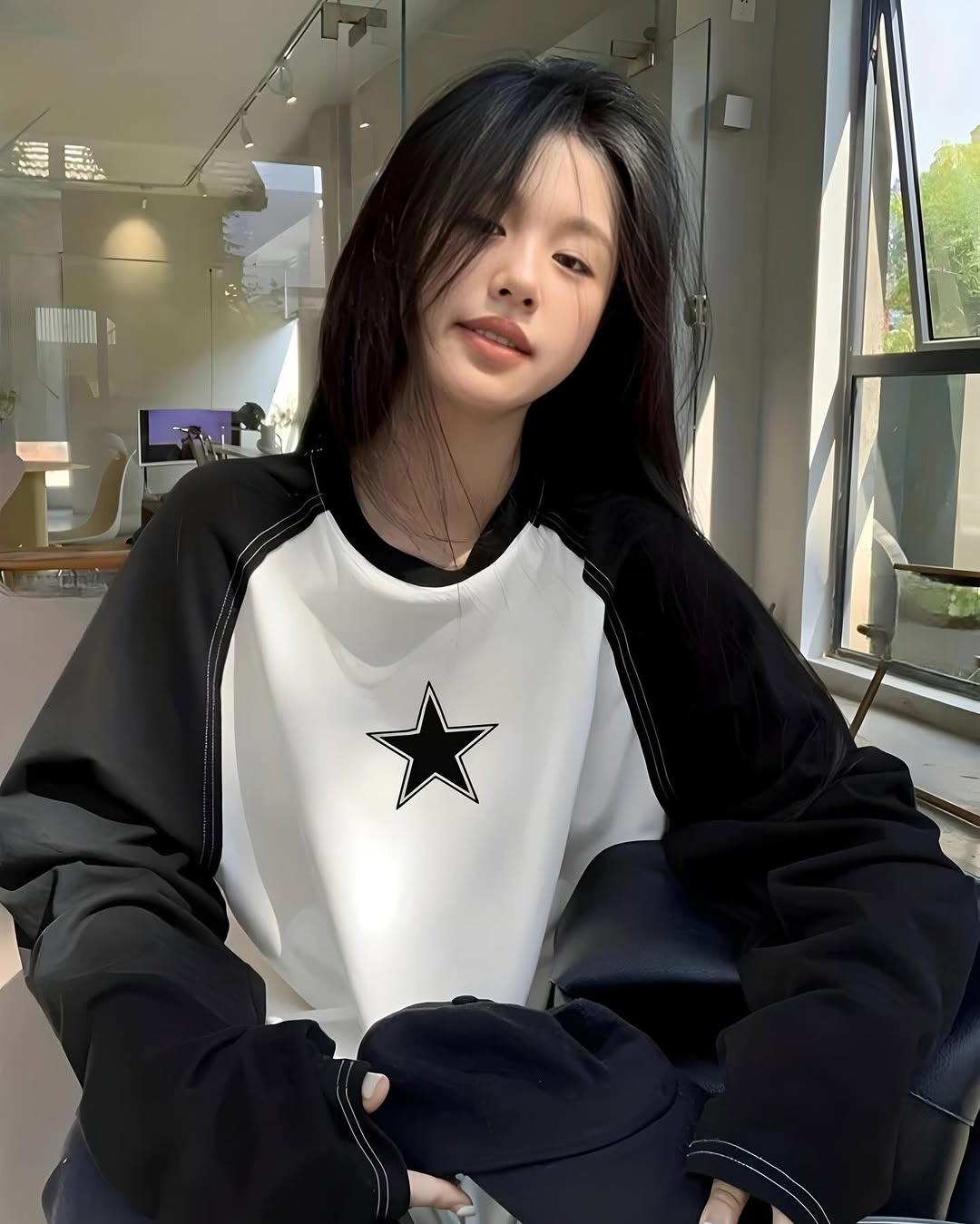 Star Long Sleeve Raglan Shirt