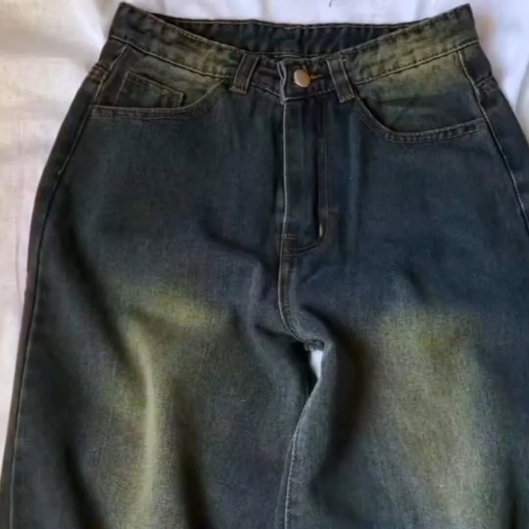 Dirty Washed Baggy Jeans