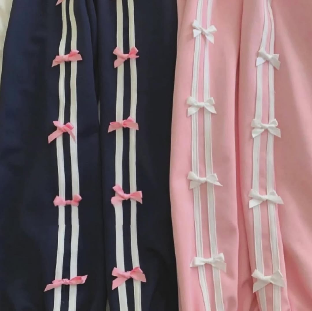 Coquette Bow Tie Pants