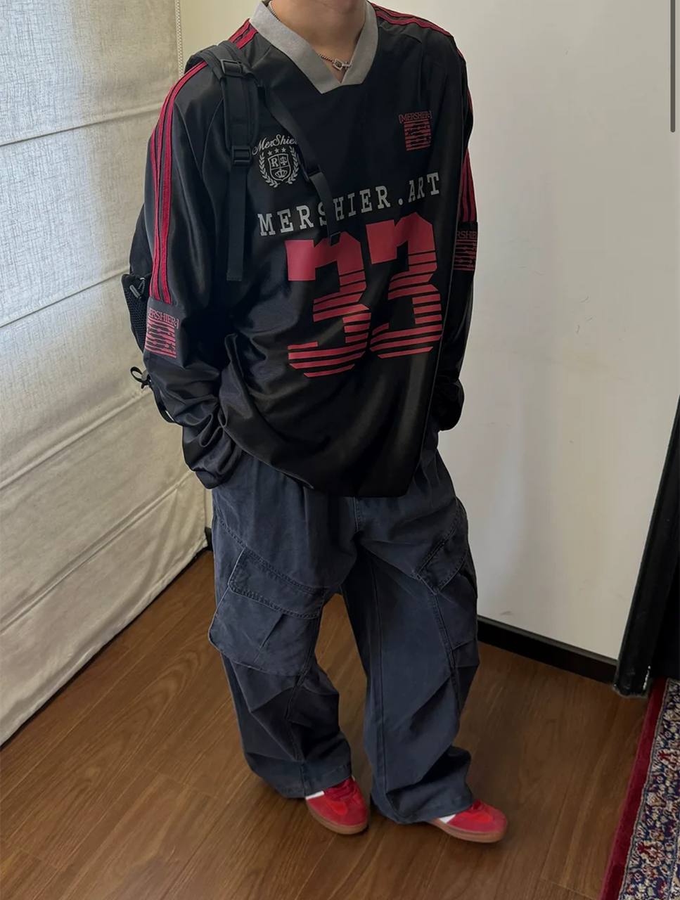 Maillot à manches longues MERSHIER années 90