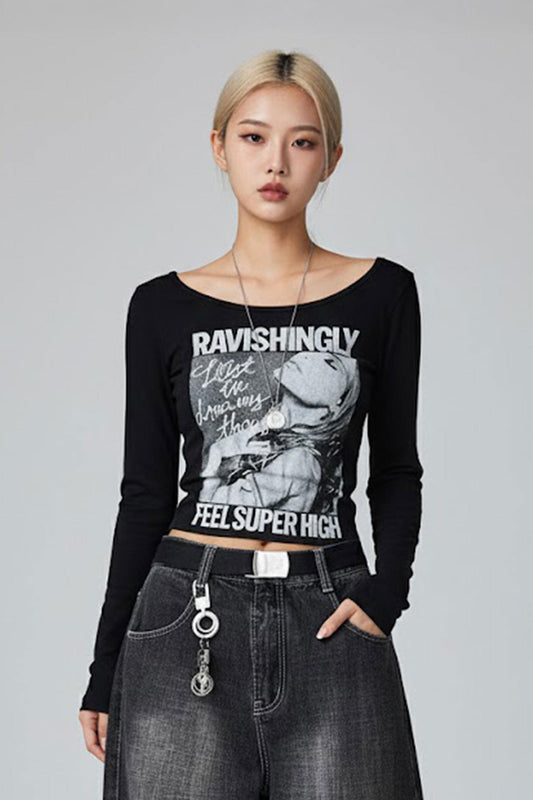 Feel Super High Long Sleeve Top