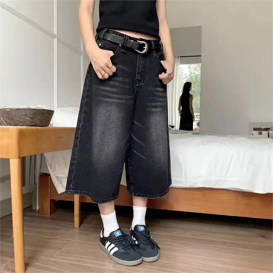 Black Baggy Jorts