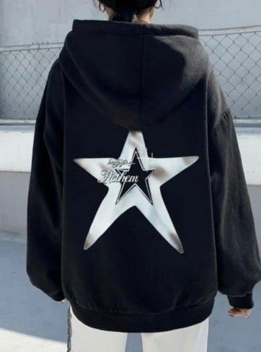 A Star Oversized Hoodie