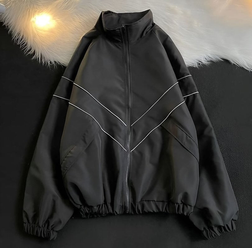 K-Style Reflective Parachute Jacket