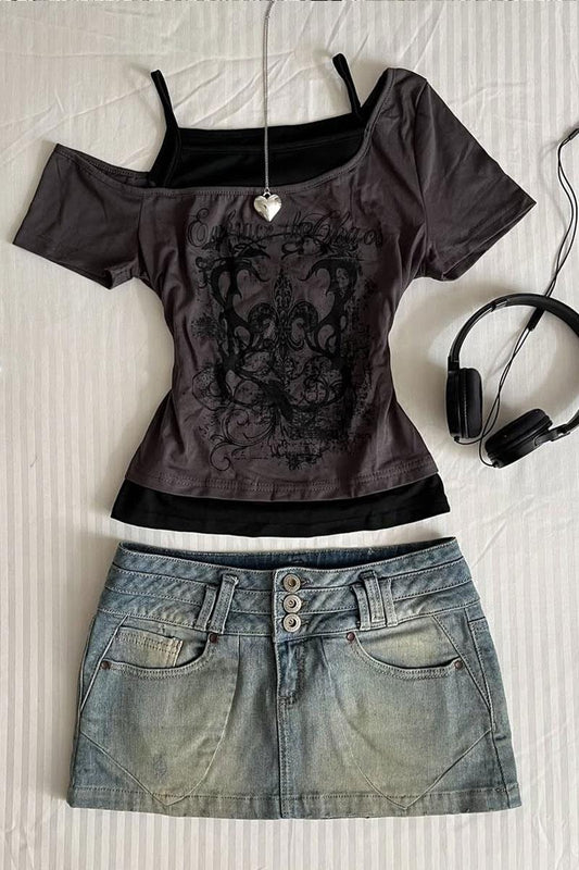 Embrace The Chaos Madonna Y2k Top