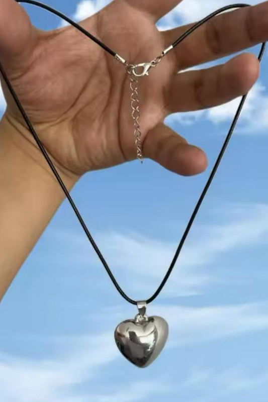 Silver Basic Heart Necklace