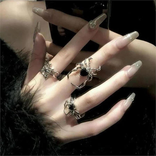 Spiderweb Trifecta Triple Ring